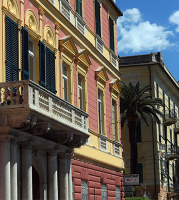 Außerhalb des Hotels Palazzo Vannoni